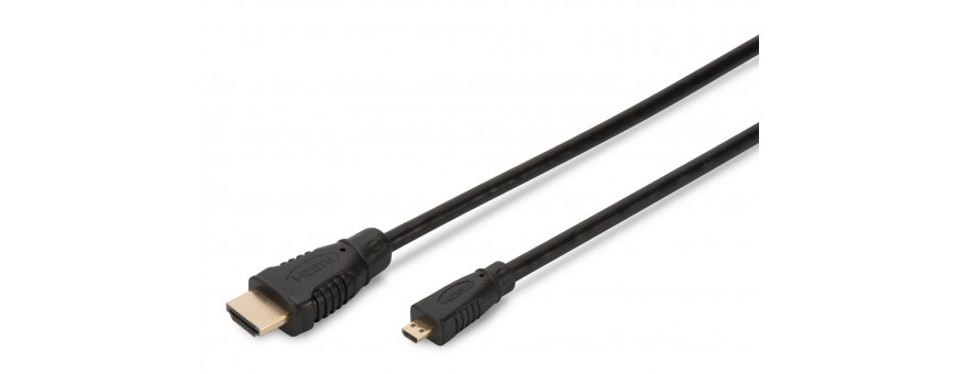 Cables de HDMI tipo A a micro D con Ethernet