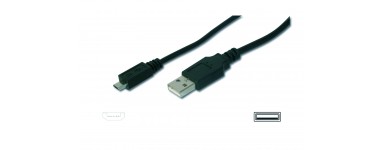Cables USB 2.0 con conectores USB A a micro USB tipo B M-M