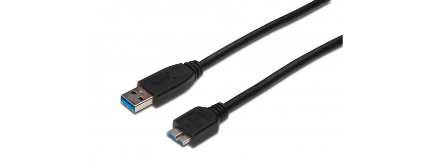 Cables USB 3.0 con conectores USB A a micro USB tipo B