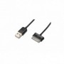 Cable de datos/carga Samsung, 30pines de Samsung - USB A M/M 1 m, compatible con USB 2.0, negro