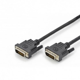 Cable de conexión DVI, DVI (24+1) M/M, 2.0m, DVI-D Dual Link, negro