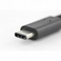 Cable adaptador USB tipo C, tipo C a micro B M/F, 0,1m, 3A, 480MB, 2.0 Version, bl