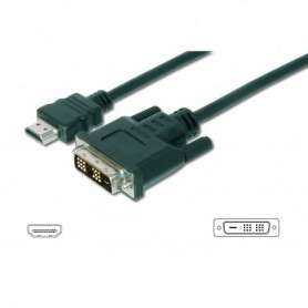 Cable adaptador HDMI, tipo A-DVI (18+1) M/M, 3 m, Full HD, negro