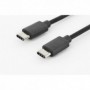 USB Type-C conexión cable, type C to C M/M, 1.0m, 3A, 480MB, 2.0 Version, bl