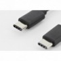 USB Type-C conexión cable, type C to C M/M, 1.0m, 3A, 480MB, 2.0 Version, bl