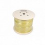 CAT 7A S-FTP installation cable, 1500 MHz Dca (EN 50575), AWG 22/1, 1000 m drum, simplex, color yellow