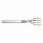 CAT 5e F-UTP installation cable, 100 MHz Eca (PVC), AWG 24/1, 305 m paper box, simplex, color grey