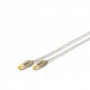 CAT 6A S-FTP patch cable, Cu, LSZH, AWG 27/7 DRAKA UC 900 SS CAT 7 FRNC raw cable, TM31 enchufe, length 0.50 m, color grey