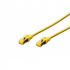 Cable de conexión CAT 6A S-FTP, Cu, LSZH AWG 26/7, longitud 0,5 m, color amarillo