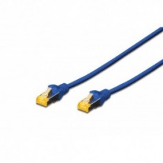 Cable de conexión CAT 6A S-FTP, Cu, LSZH AWG 26/7, longitud 2 m, color azul