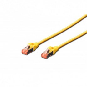 Cable de conexión S-FTP CAT 6, Cu, LSZH AWG 27/7, longitud 0,25 m, color amarillo