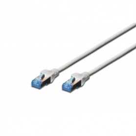 Cable de conexión SF-UTP CAT 5e, Cu, PVC AWG 26/7, longitud de 1 m, color gris