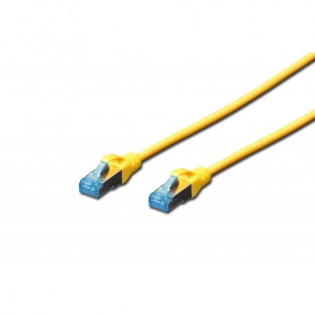 Cable de conexión SF-UTP CAT 5e, Cu, PVC AWG 26/7, longitud 1 m, color amarillo