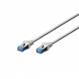 Cable de conexión CAT 5e F-UTP, PVC AWG 26/7, longitud de 0,5 m, color gris
