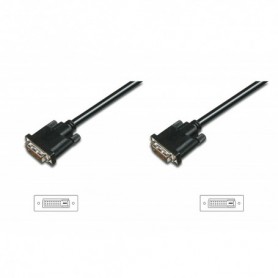 Cable de conexión DVI, DVI (24+1) M/M, 2.0m, DVI-D Dual Link, negro
