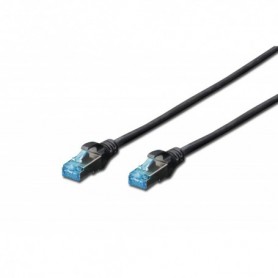 Cable de conexión CAT 5e F-UTP, PVC AWG 26/7, longitud 3 m, color negro