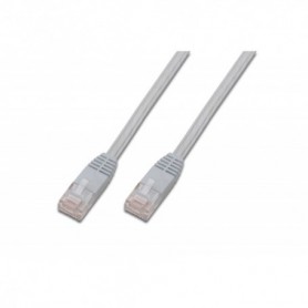 Cable de conexión plana CAT 5e U-UTP, Cu, PVC AWG 30/7, longitud 3 m, color blanco