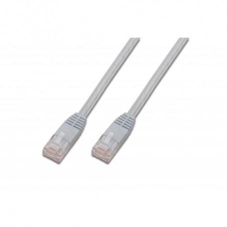 Cable de conexión plana CAT 5e U-UTP, Cu, PVC AWG 30/7, longitud 5 m, color blanco Color blanco, similar a RAL9003