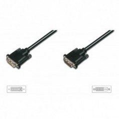 DVI extension cable, DVI(24+1) M/F, 5.0m, DVI-D Dual Link, negro