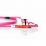 Cable de conexión DIGITUS de fibra óptica, LC a LC multimode OM4 - 50/125 µ, Duplex, color RAL4003 Longitud de 1m