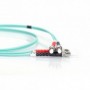Cable de conexión de fibra óptica DIGITUS, ST a ST multimode 50/125 µ, Duplex Longitud de 3m, clase OM3