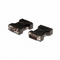 Adaptador DVI, DVI (24+5) - HD15 M/H, DVI-I Dual Link, bl,  (DIGITUS polybag)