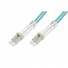 Cable de conexión DIGITUS de fibra óptica, LC a LC multimode 50/125 æ, Duplex Longitud de 20m, clase OM3