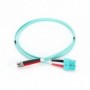 Cable de conexión de fibra óptica DIGITUS, ST a SC multimode 50/125 µ, Duplex Longitud de 7 m, clase OM3