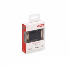Adaptador DVI, DVI (24+5) - HD15 H/M, compatible con DVI-I Dual Link negro, dorado