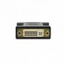 Adaptador DVI, DVI (24+5) - HD15 H/M, compatible con DVI-I Dual Link negro, dorado