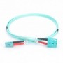 Cable de conexión DIGITUS de fibra óptica, LC a SC multimode 50/125 µ, Duplex Longitud de 1m, clase OM3
