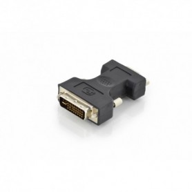 Adaptador DVI, DVI (24+5) - HD15 M/H, DVI-I Dual Link, negro