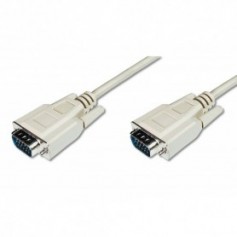 Cable de conexión de monitor VGA, HD15 M/M, 3.0m, 3CF/4C, be