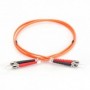 Cable de conexión de fibra óptica DIGITUS, ST a ST multimode 50/125 µ, Duplex Longitud de 10m