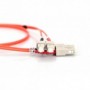 Cable de conexión de fibra óptica DIGITUS, SC a SC multimode, OM2, 50/125 µ, Duplex Longitud de 2 m