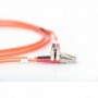 Cable de conexión DIGITUS de fibra óptica, LC a LC multimode, OM2, 50/125 µ, Duplex Longitud de 1m