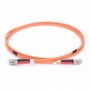 Cable de conexión DIGITUS de fibra óptica, LC a LC multimode, OM2, 50/125 µ, Duplex Longitud de 1m