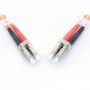 Cable de conexión DIGITUS de fibra óptica, LC a LC multimode, OM2, 50/125 µ, Duplex Longitud de 2 m