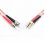 Cable de conexión de fibra óptica DIGITUS, LC a ST multimode, OM2, 50/125 µ, Duplex Longitud de 1m