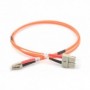 Cable de conexión DIGITUS de fibra óptica, LC a SC multimode, OM2, 50/125 µ, Duplex Longitud de 1m