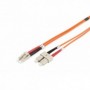 Cable de conexión DIGITUS de fibra óptica, LC a SC multimode, OM2, 50/125 µ, Duplex Longitud de 7m