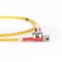 Cable de conexión de fibra óptica DIGITUS, ST a ST OS2, modo único 09/125 µ, Duplex, Longitud de 1m
