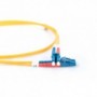 Cable de conexión DIGITUS de fibra óptica, LC a LC OS2, modo único 09/125 µ, Duplex, Longitud de 1m