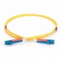 Cable de conexión DIGITUS de fibra óptica, LC a LC OS2, modo único 09/125 µ, Duplex, Longitud de 2 m