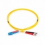 Cable de conexión de fibra óptica DIGITUS, LC a ST OS2, modo único 09/125 µ, Duplex, Longitud de 2 m