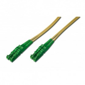 Cable de fibra óptica, E2000 (APC) a E2000 (APC) modo único 09/125 µ, Duplex, Longitud de 1 m