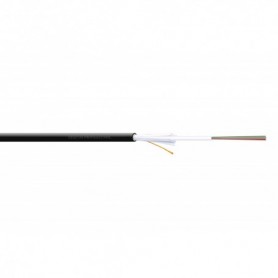 FO A-I-DQ(ZH)BH 12G50/125µ, MM, OM4, 12 fibers Indoor/Outdoor, LSZH, black, length 1m Multimode, Length 1m