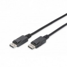 Displayport conexión cable, DP M/M, 15.0m, w/interlock, Full HD 1080p, negro
