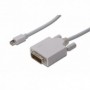 DisplayPort adaptador cable, mini DP - DVI(24+1) M/M, 2.0m, DP 1.1a compatible, CE, we