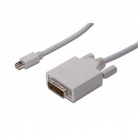DisplayPort adaptador cable, mini DP - DVI(24+1) M/M, 3.0m, DP 1.1a compatible, CE, we
